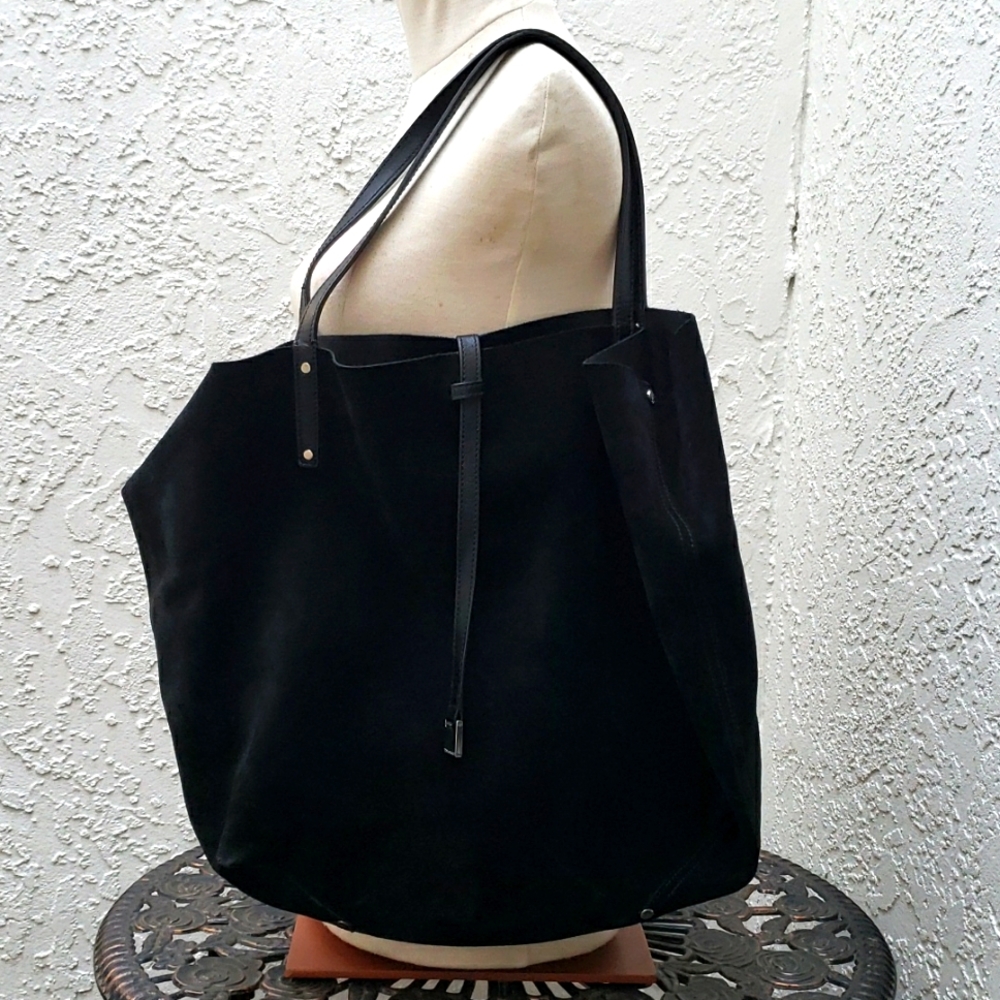 Tiffany & Co reversible leather/suede tote bag.